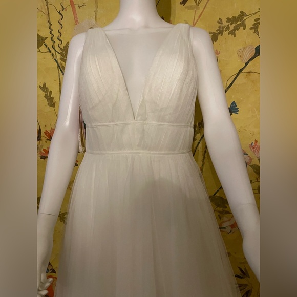 Anthropologie x Jenny Yoo Sarita Dress, Ivory - Picture 16 of 17